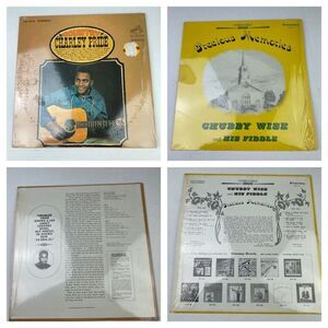 Country Charley Pride Chubby Wise VINYL LP ALBUMS Fiddle Lot Stereo‎ EXCELLENT